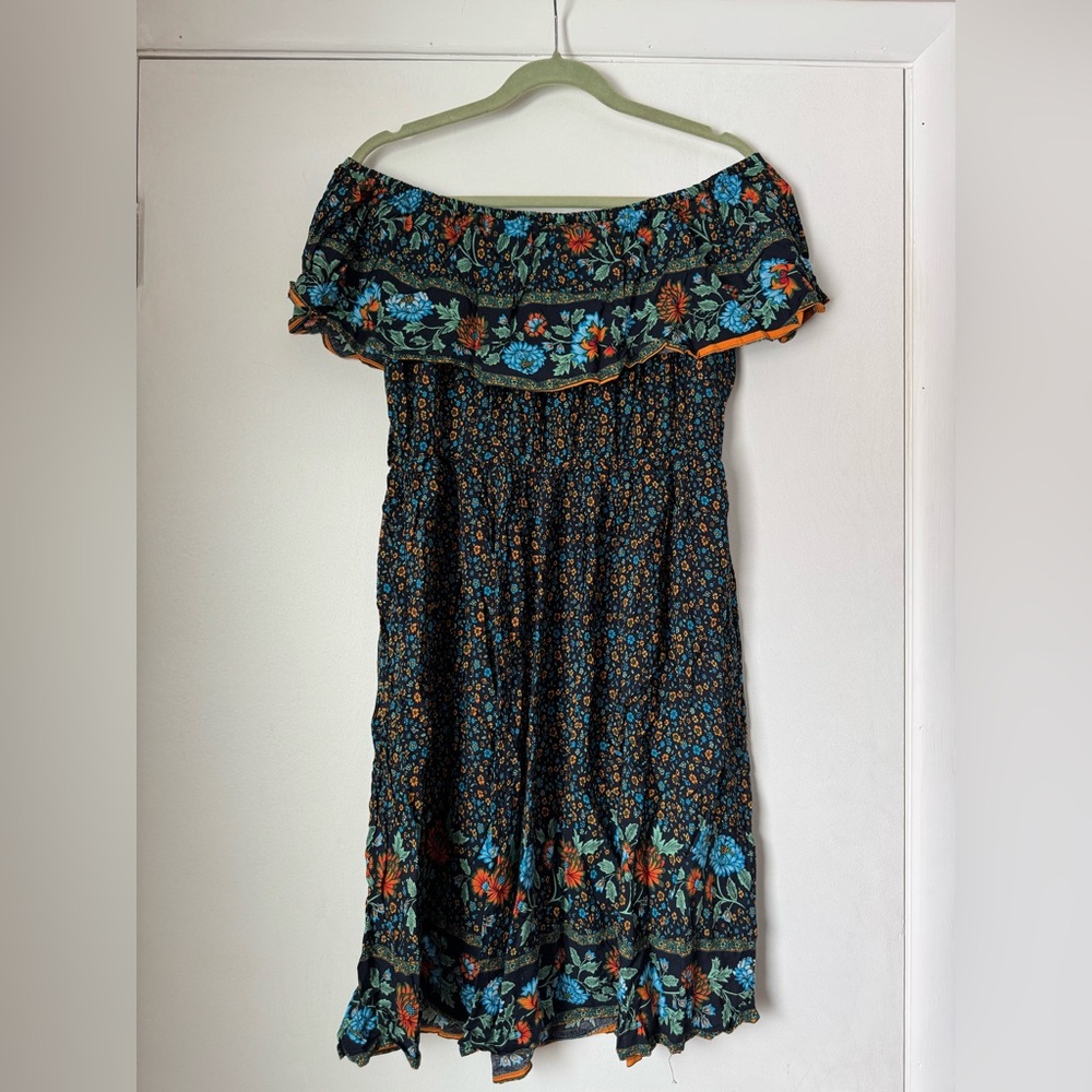 Choles Floral Off The Shoulder Dress - Picture 6 of 6